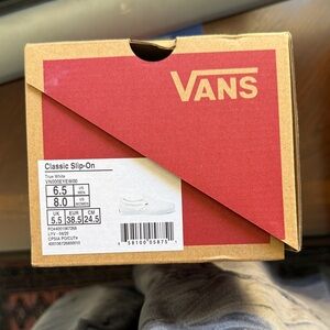 Vans True White Slip-On Sneakers